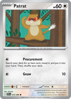 Pokemon White Flare Patrat - 72