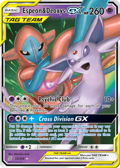 Pokemon Unified Minds Espeon & Deoxys-GX - 72