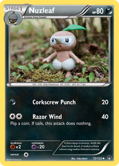 Pokemon BREAKpoint Nuzleaf - 72