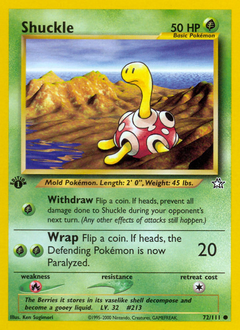 Pokemon Neo Genesis Shuckle - 72