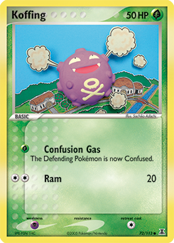 Pokemon Delta Species Koffing - 72