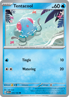 Pokemon 151 Tentacool - 72
