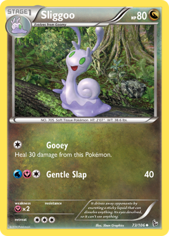 Pokemon Flashfire Sliggoo - 73