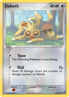 Pokemon Deoxys Slakoth - 73