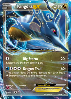 Pokemon Fates Collide Kingdra-EX - 73