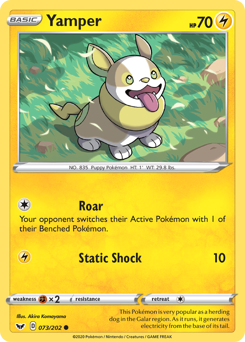 Pokemon Sword & Shield Yamper - 73