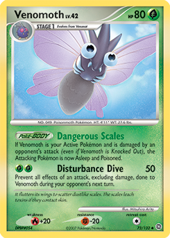 Pokemon Secret Wonders Venomoth - 73