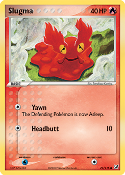 Pokemon Unseen Forces Slugma - 73
