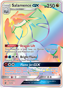 Pokemon Dragon Majesty Salamence-GX - 73