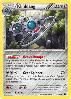 Pokemon Steam Siege Klinklang - 73