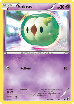 Pokemon Legendary Treasures Solosis - 73