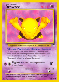 Pokemon Legendary Collection Drowzee - 73