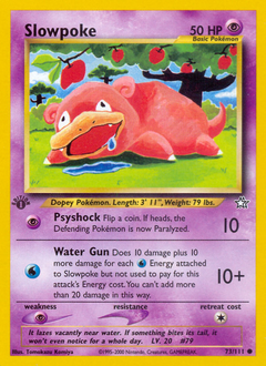 Pokemon Neo Genesis Slowpoke - 73