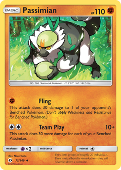Pokemon Sun & Moon Passimian - 73