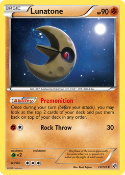 Pokemon Plasma Storm Lunatone - 73