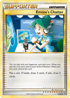 Pokemon HS—Unleashed Emcee's Chatter - 73