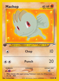 Pokemon Neo Destiny Machop - 73