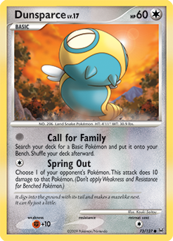 Pokemon Platinum Dunsparce - 73