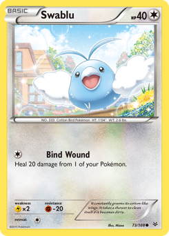 Pokemon Roaring Skies Swablu - 73