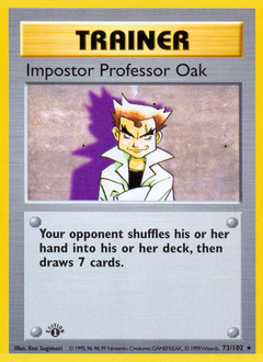 Pokemon Base Impostor Professor Oak - 73