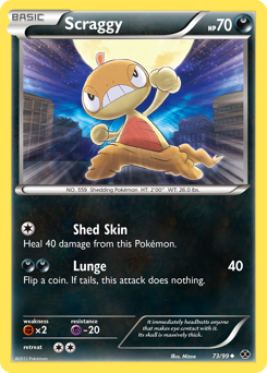 Pokemon Next Destinies Scraggy - 73