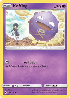 Pokemon Unbroken Bonds Koffing - 73