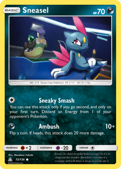 Pokemon Ultra Prism Sneasel - 73