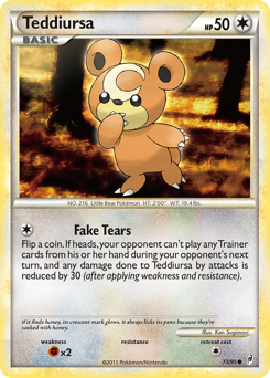 Pokemon Call of Legends Teddiursa - 73