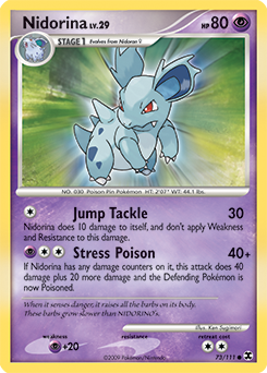 Pokemon Rising Rivals Nidorina - 73