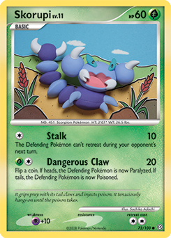Pokemon Stormfront Skorupi - 73