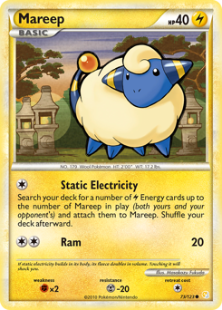 Pokemon HeartGold & SoulSilver Mareep - 73