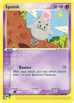 Pokemon Dragon Spoink - 73