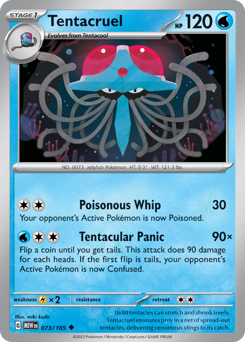 Pokemon 151 Tentacruel - 73