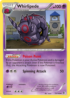 Pokemon Boundaries Crossed Whirlipede - 73