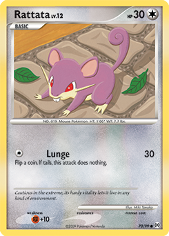 Pokemon Arceus Rattata - 73