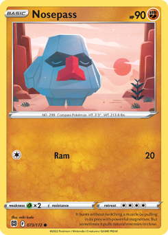 Pokemon Brilliant Stars Nosepass - 73