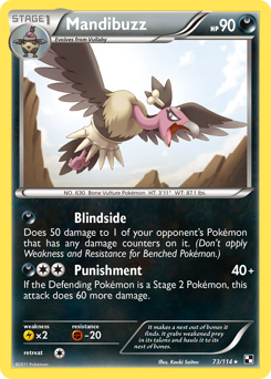 Pokemon Black & White Mandibuzz - 73