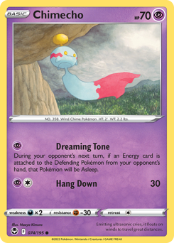 Pokemon Silver Tempest Chimecho - 74