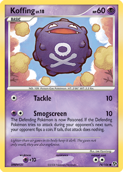 Pokemon Great Encounters Koffing - 74