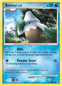Pokemon Stormfront Snover - 74