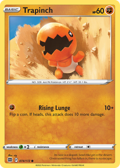 Pokemon Brilliant Stars Trapinch - 74