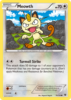 Pokemon Fates Collide Meowth - 74