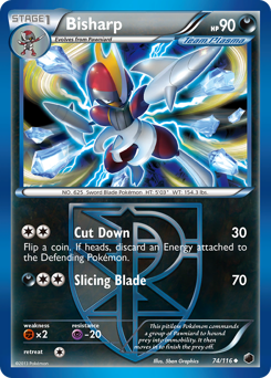 Pokemon Plasma Freeze Bisharp - 74