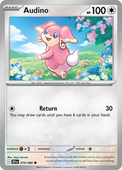 Pokemon Black Bolt Audino - 74