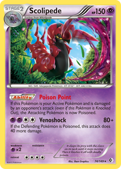 Pokemon Boundaries Crossed Scolipede - 74