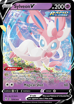 Pokemon Evolving Skies Sylveon V - 74