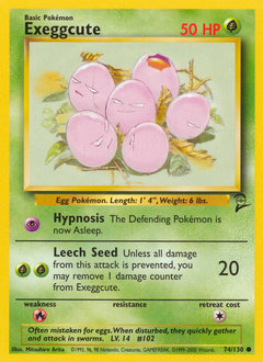 Pokemon Base Set 2 Exeggcute - 74