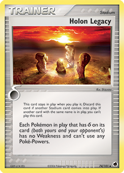 Pokemon Dragon Frontiers Holon Legacy - 74
