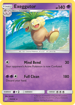 Pokemon Unified Minds Exeggutor - 74