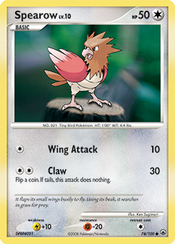 Pokemon Majestic Dawn Spearow - 74